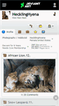 Mobile Screenshot of hecklinghyena.deviantart.com