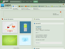 Tablet Screenshot of mojahed.deviantart.com