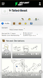Mobile Screenshot of 9-tailed-beast.deviantart.com