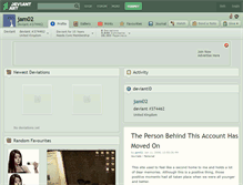 Tablet Screenshot of jam02.deviantart.com