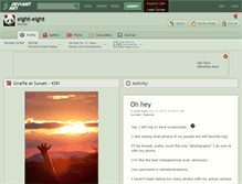 Tablet Screenshot of eight-eight.deviantart.com