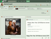 Tablet Screenshot of natachachoquet.deviantart.com
