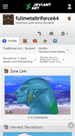 Mobile Screenshot of fullmetaltriforce64.deviantart.com
