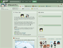 Tablet Screenshot of ntdevont-fc.deviantart.com