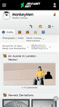 Mobile Screenshot of monkeymen.deviantart.com