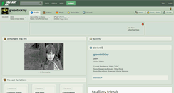 Desktop Screenshot of greenbickley.deviantart.com