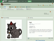 Tablet Screenshot of evilchildren.deviantart.com