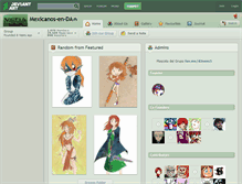 Tablet Screenshot of mexicanos-en-da.deviantart.com