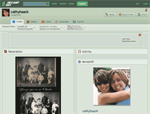 Tablet Screenshot of cathyhaack.deviantart.com