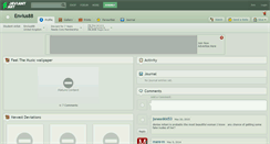 Desktop Screenshot of envius88.deviantart.com