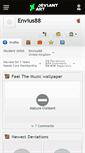 Mobile Screenshot of envius88.deviantart.com