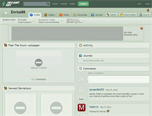 Tablet Screenshot of envius88.deviantart.com