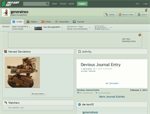 Tablet Screenshot of generalneo.deviantart.com