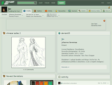 Tablet Screenshot of jo-.deviantart.com