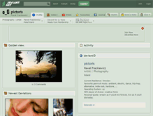 Tablet Screenshot of pictoris.deviantart.com