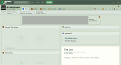 Desktop Screenshot of deviantgroups.deviantart.com