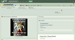 Desktop Screenshot of everybodyplush.deviantart.com