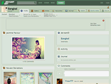 Tablet Screenshot of bangisal.deviantart.com