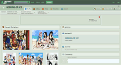Desktop Screenshot of godking-of-ice.deviantart.com