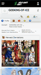 Mobile Screenshot of godking-of-ice.deviantart.com