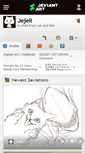 Mobile Screenshot of jejell.deviantart.com