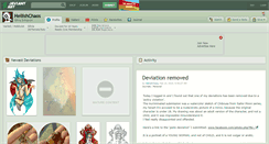 Desktop Screenshot of hellishchaos.deviantart.com