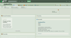 Desktop Screenshot of goddessoffire.deviantart.com