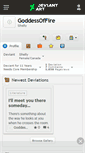 Mobile Screenshot of goddessoffire.deviantart.com