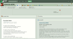 Desktop Screenshot of melancholy-delilah.deviantart.com