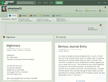 Tablet Screenshot of oliverlove32.deviantart.com
