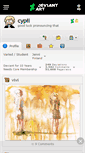 Mobile Screenshot of cypii.deviantart.com