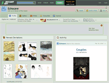 Tablet Screenshot of echocave.deviantart.com