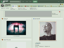 Tablet Screenshot of crilleb50.deviantart.com