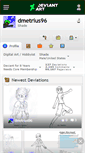 Mobile Screenshot of dmetrius96.deviantart.com