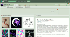 Desktop Screenshot of catt-the-cat.deviantart.com