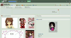 Desktop Screenshot of jandy-chu.deviantart.com