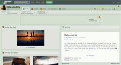 Desktop Screenshot of iceblueorbitz.deviantart.com