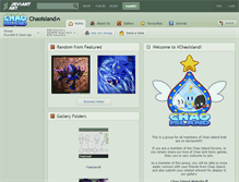 Tablet Screenshot of chaoisland.deviantart.com