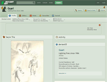 Tablet Screenshot of guari.deviantart.com