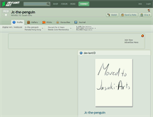Tablet Screenshot of jc-the-penguin.deviantart.com