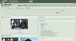 Desktop Screenshot of nightwolf55.deviantart.com