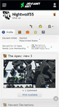 Mobile Screenshot of nightwolf55.deviantart.com