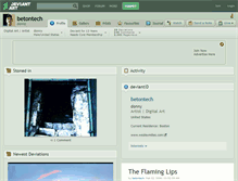 Tablet Screenshot of betontech.deviantart.com