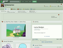 Tablet Screenshot of belldandychan.deviantart.com