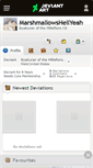Mobile Screenshot of marshmallowshellyeah.deviantart.com