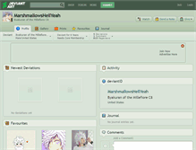 Tablet Screenshot of marshmallowshellyeah.deviantart.com