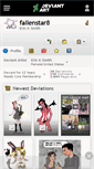 Mobile Screenshot of fallenstar8.deviantart.com