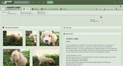 Desktop Screenshot of majestic-angel.deviantart.com