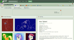 Desktop Screenshot of cocoanutcakery.deviantart.com