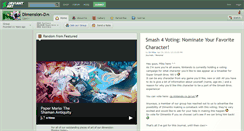 Desktop Screenshot of dimension-d.deviantart.com
